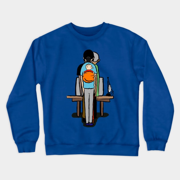 The Poll Crewneck Sweatshirt by downsign